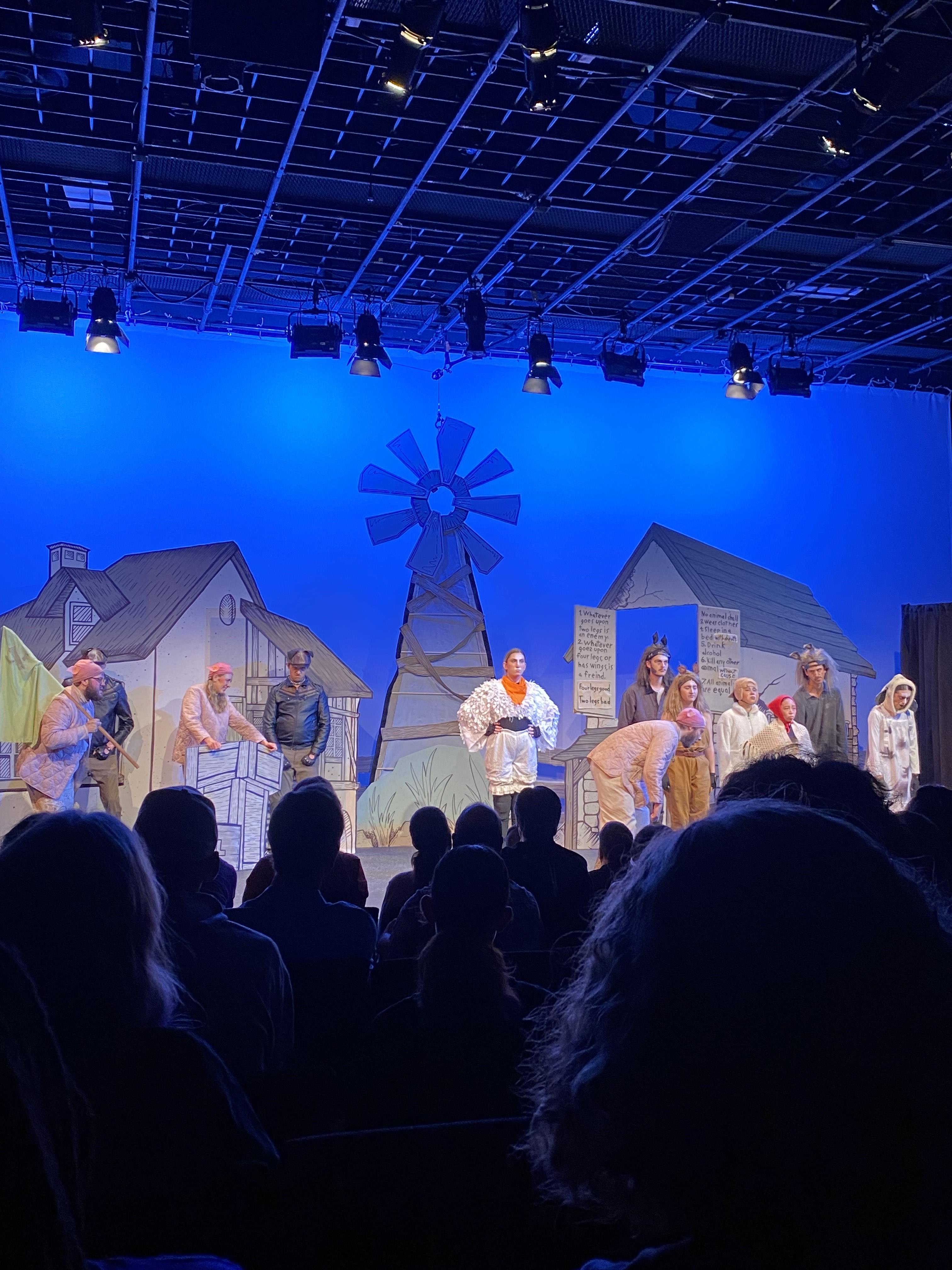 Animal Farm 1: The Theatre Department brought George Orwell’s classic novel to the stage